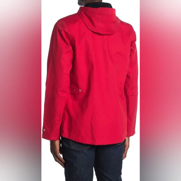 Scotch & Soda Hooded Zip Front Utility Pocket Jacket